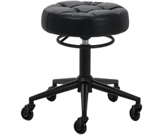 Activeshop Kirpėjo meistro kėdutė Gabbiano D054, juoda su juodu pagrindu