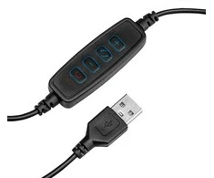 LED lempa su lupa 5D SNAKE RING 5W Juodas