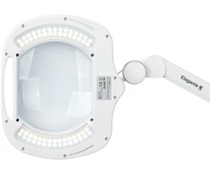 Activeshop Kosmetologinė LED lempa su lupa ir stalviršio spaustuvu Elegante 6030 3D, balta