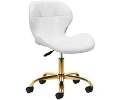 Activeshop Kosmetologinė meistro kėdutė QS-06G Baltas