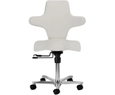 Activeshop Kosmetologinė meistro kėdutė su sėdynės pakreipimo ir fiksavimo funkcija Azzurro Special 152, pilka