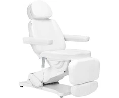 Activeshop Kosmetologinis krėslas Sillon Classic Electric 3 Motors Heating Baltas