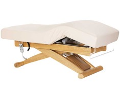 Activeshop Kosmetinė SPA lova „Sillon Siesta“ kreminės ir rudos spalvos
