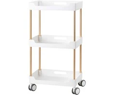 Activeshop Kosmetologinis vežimėlis 127 Baltas