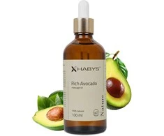 Masažo aliejus Habys Avocado Nature Rich, 100 ml