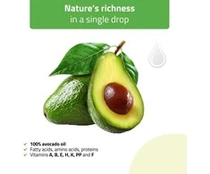Masažo aliejus Habys Avocado Nature Rich, 500 ml