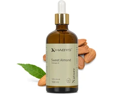 Masažo aliejus Habys Nature Sweet Almond 100% saldinių migdolų 100 ml