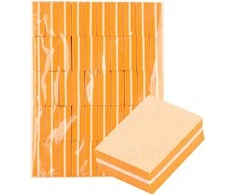 Manikiūro, pedikiūro priedas ActiveShop Mini Oranžinis Block, 50 vnt.