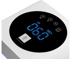 OCHO NAILS belaidė LED UV lempa X22, 72 W, balta, su veidrodiniu dugnu