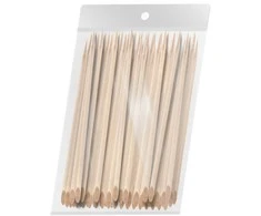 Activeshop Medinės lazdelės manikiūrui Ocho Nails 15 cm, 100 vnt