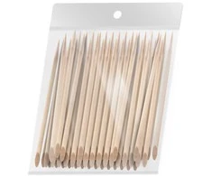Activeshop Medinės lazdelės manikiūrui Ocho Nails 11,5 cm, 100 vnt