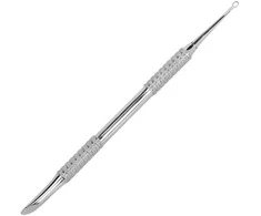 Activeshop Dvipusis manikiūro įrankis su kilpele, 14,3 cm