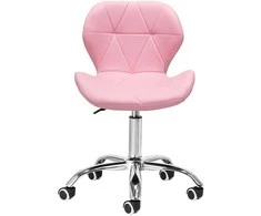Activeshop Rožinė Kosmetologinė meistro kėdutė QS-06 Rožinė