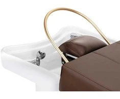 Activeshop Plaukų plovimo gultas su Head SPA funkcija Gabbiano 017 ruda