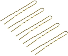 Activeshop Kirpyklų plaukų kuodeliai E-57 120 vnt. 5,6 cm aukso