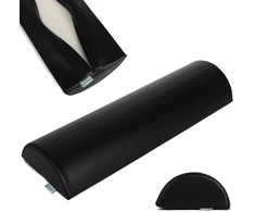 Pusapvalė masažo pagalvėlė Habys Vinyl Flex 60×19×9 cm, juoda