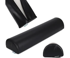 Pusapvalė masažo pagalvėlė Habys Vinyl Flex 60×15×10 cm, juoda