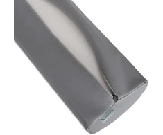 Pusapvalė masažo pagalvėlė Habys Vinyl Flex 60×15×10 cm, pilka