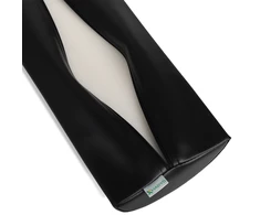 Pusapvalė masažo pagalvėlė Habys Vinyl Flex 60×19×9 cm, juoda