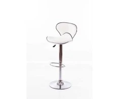 Restpro Baro kėdė ELEGANCE ECO LEATHER CHROME Baltas