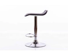 Restpro Baro kėdė WAVY ECO LEATHER CHROME Juodas