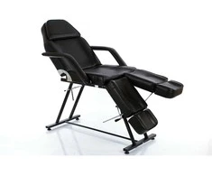 Restpro Kosmetologinis krėslas su reguliuojamomis kojomis Beauty 2 (Juodas)