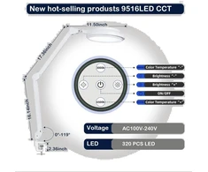 Restpro Profesionali LED procedūrų lempa 9516LED-CCT, kosmetologijai ir manikiūrui