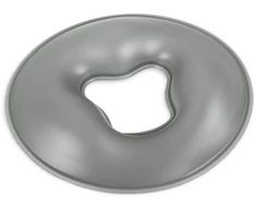 Silikoninė (gelio) veido pagalvėlė masažo stalui Habys Komfort 30×26 cm, pilka