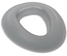 Silikoninė (gelio) veido pagalvėlė masažo stalui Habys FIT 29×24,5 cm, pilka