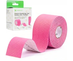 Sporto ir reabilitacijos kinezio juosta (kineziologinis teipas) Habys Standard Elastic 5 cm × 5 m, rožinė