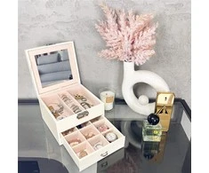 Springos Dėžutė papuošalams Secret Elegance Kreminis