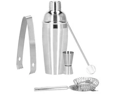 Springos Kokteilių gaminimo rinkinys ELEGANCE SET, 750ml 5vnt.