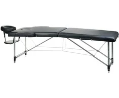 Sulankstomas masažo stalas BEAUTY SYSTEM ALU 2 Juodas