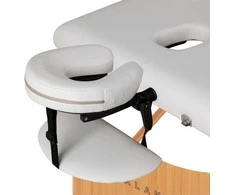 Activeshop Sulankstomas medinis masažo stalas Balance Lux 3 segmentų 190×70 cm baltas