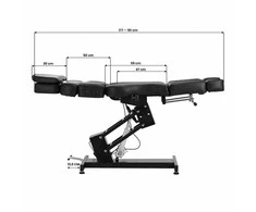 Activeshop Tatuiruočių krėslas Pro Ink 3710 Electric Juodas