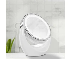 Vaizdą didinantis dvipusis veidrodis (X1/X10) su apšvietimu Lanaform LED Mirror