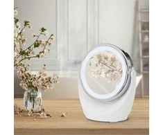 Vaizdą didinantis dvipusis veidrodis (X1/X10) su apšvietimu Lanaform LED Mirror