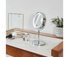 Vaizdą didinantis dvipusis veidrodis (X1/X10) su LED apšvietimu Lanaform Stand Mirror X10
