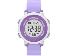 Išmanusis laikrodis Sponge Digital Watch WatchMe with Apple FindMy feature Violetinė