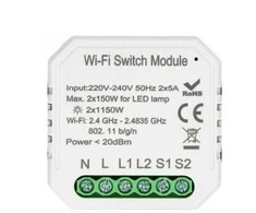 Spring WIFI remote light controller, two lines