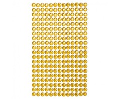 Dallprint Dekor.lipnūs kristalai 6mm 260vnt. YELLO