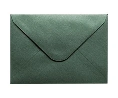 Galeria Papieru Vokai C6 PEARL 150g 10vnt žali