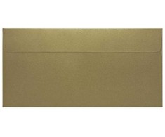 Galeria Papieru Vokai DL PEARL 150g 10vnt auksiniai