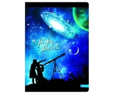 Lastva Sąsiuvinis A5 96lap 70g linija NIGHT SKY