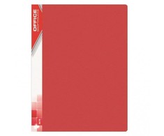 Office Products Aplankas su 20 įmaučių A4 raudonas
