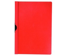 Office Products Segtuvėlis su metaliniu klipsu raudonas