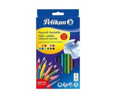 Pelikan Pieštukai spalvoti akvareliniai 12sp
