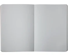 Zibi Knyga su gumute A5 96l LIBRETA smėlio sp. lygiais lapais