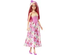 Mattel BARBIE DREAMTOPIA princesė rausva suknele (HRR08)