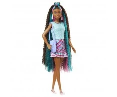 Barbie Totaly Hair lėlė juodais plaukais
